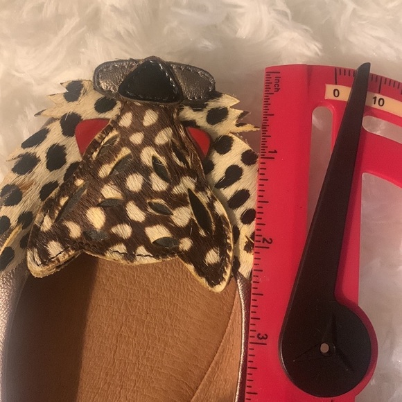 Jeffery Cambell flats cheetah print animal shoes women’s handmade shoe unique - Picture 9 of 10